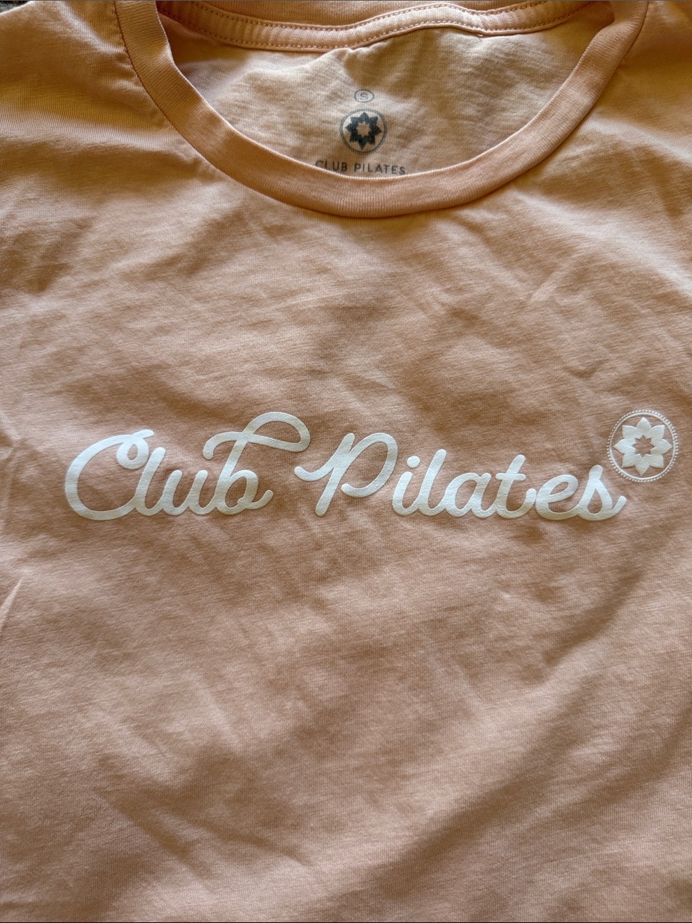 Club Pilates Light Pink Logo Tee